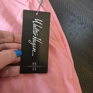 Walter Hagen Men's P11 Micro Lines Performance Golf Shorts Brilliant Pink SZ 30